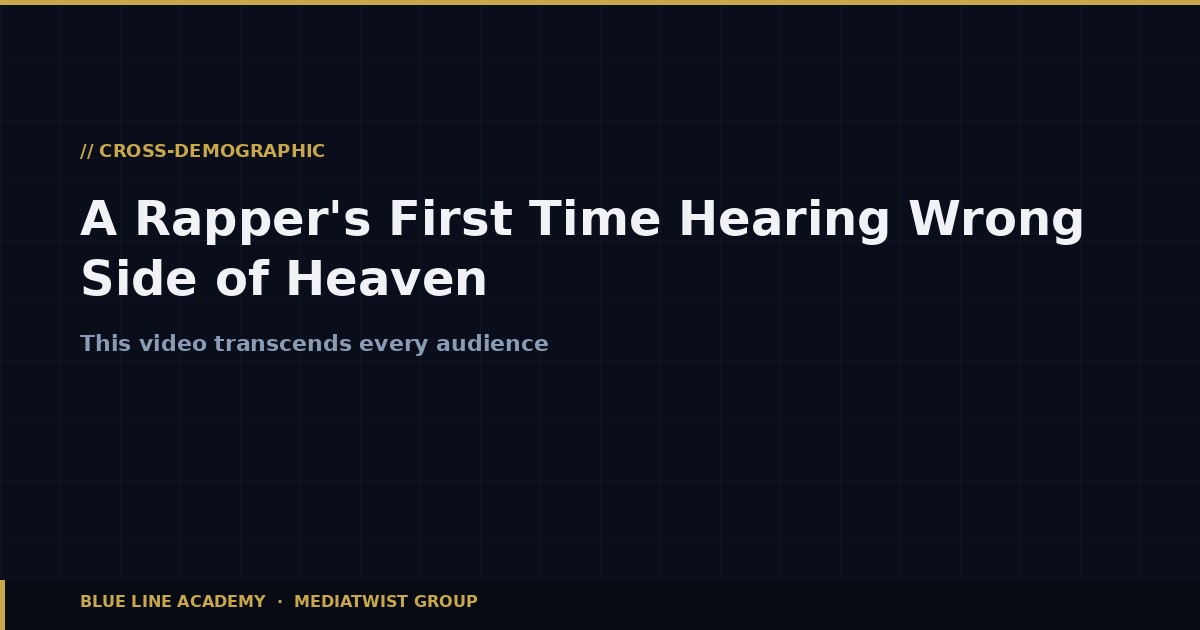 Rapper Reacts to Wrong Side of Heaven